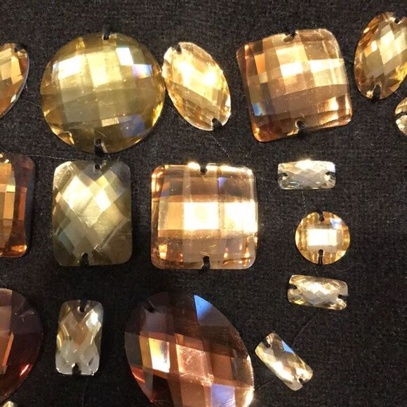 Banana Republic black wool blend beaded dress, sz4 - Picture 5 of 5